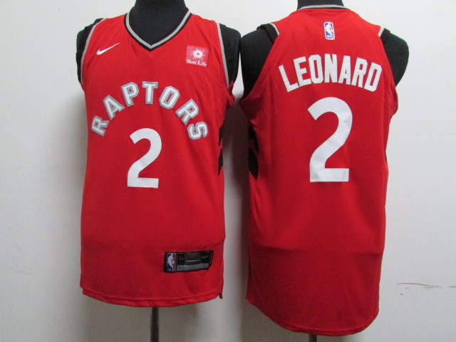 Raptors 2 Kawhi Leonard Red Nike Authentic Jersey