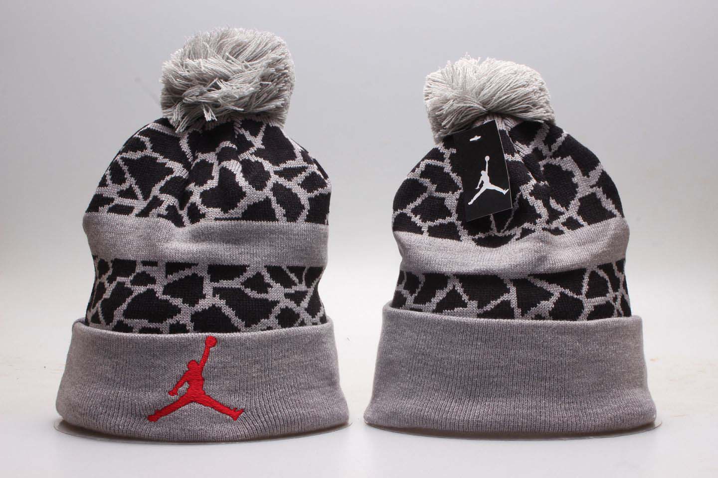 Air Jordan Fashion Gray Knit Hat YD