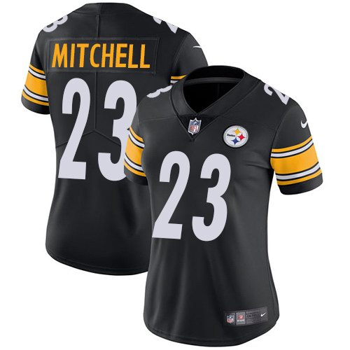 Nike Steelers 23 Mike Mitchell Black Women Vapor Untouchable Limited Jersey