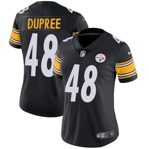 Nike Steelers 48 Bud Dupree Black Women Vapor Untouchable Limited Jersey