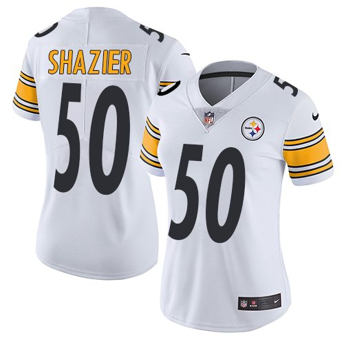 Nike Steelers 50 Ryan Shazier White Women Vapor Untouchable Limited Jersey