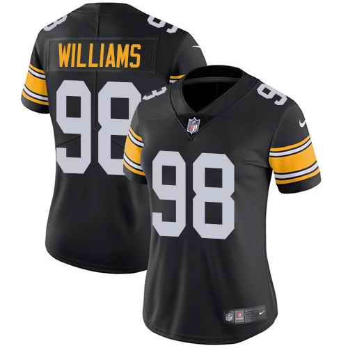 Nike Steelers 98 Vince Williams Black Alternate Women Vapor Untouchable Limited Jersey