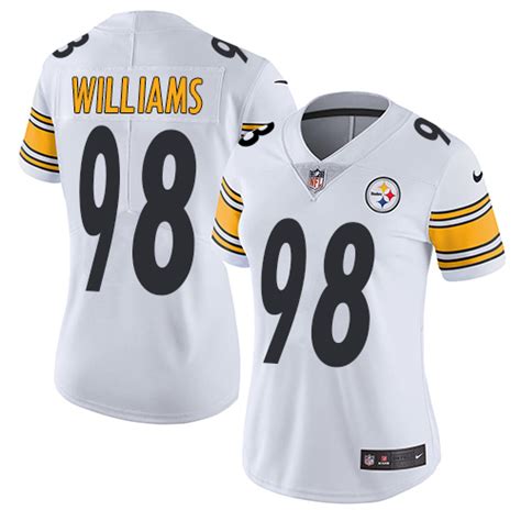 Nike Steelers 98 Vince Williams White Women Vapor Untouchable Limited Jersey