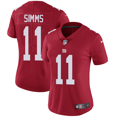 Nike Giants 11 Phil Simms Red Women Vapor Untouchable Limited Jersey Nike Giants 11 Phil Simms Red Women Vapor Untouchable Limited Jersey