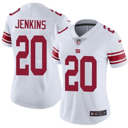 Nike Giants 20 Janoris Jenkins White Women Vapor Untouchable Limited Jersey