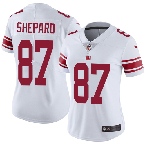 Nike Giants 87 Sterling Shepard White Women Vapor Untouchable Limited Jersey