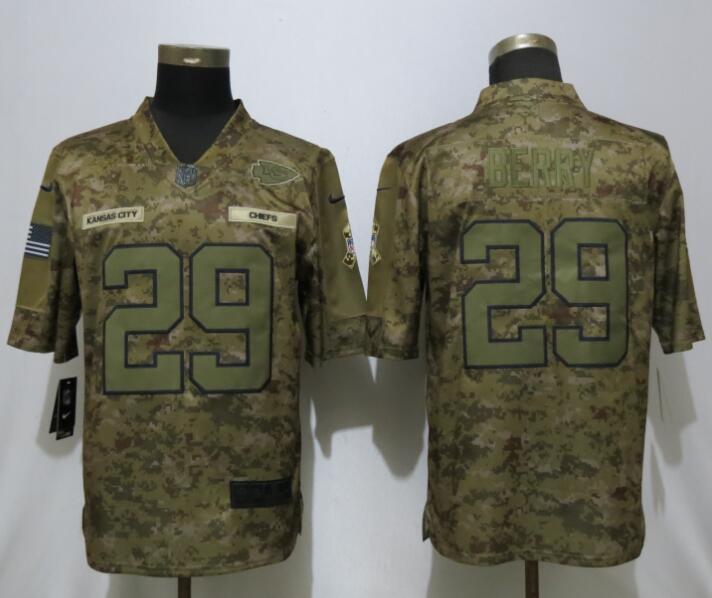 Nike Chiefs 29 Eric Berry Camo Salute To Service Limited Jersey