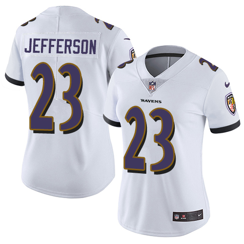 Nike Ravens 23 Tony Jefferson White Women Vapor Untouchable Limited Jersey Nike Ravens 23 Tony Jefferson White Women Vapor Untouchable Limited Jersey