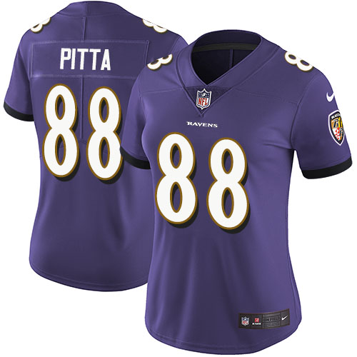 Nike Ravens 88 Dennis Pitta Purple Women Vapor Untouchable Limited Jersey