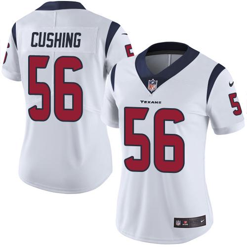 Nike Texans 56 Brian Cushing White Women Vapor Untouchable Limited Jersey - Click Image to Close