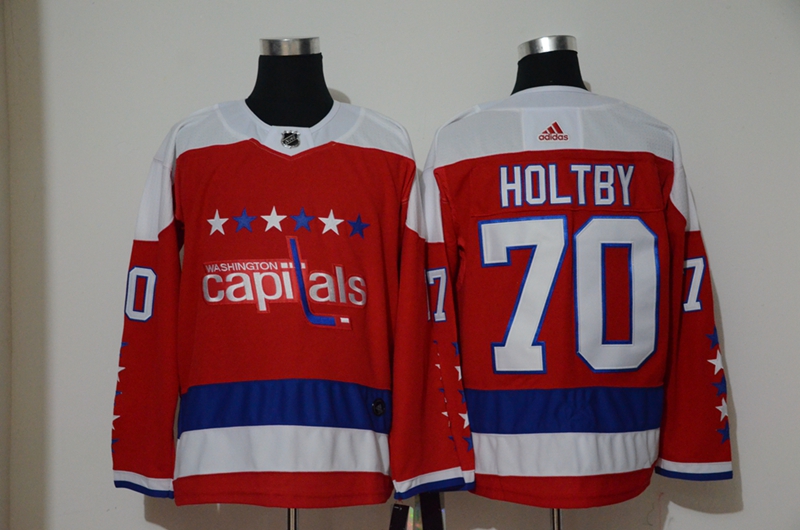 Capitals 70 Braden Holtby Red Alternate Adidas Jersey