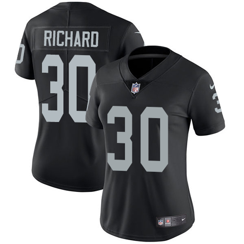 Nike Raiders 30 Jalen Richard Black Women Vapor Untouchable Limited Jersey