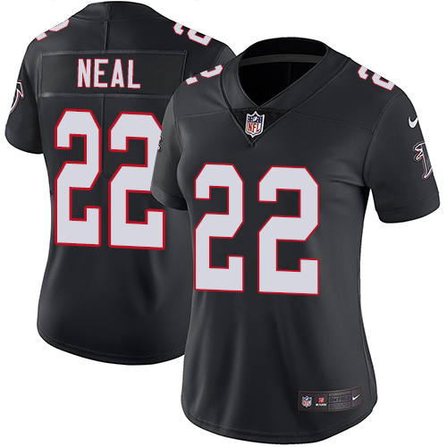 Nike Falcons 22 Keanu Neal Black Women Vapor Untouchable Limited Jersey - Click Image to Close