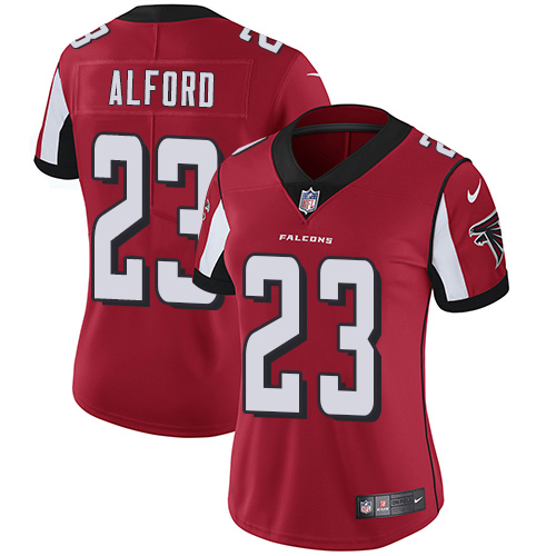 Nike Falcons 23 Robert Alford Red Women Vapor Untouchable Limited Jersey