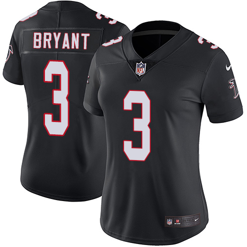 Nike Falcons 3 Matt Bryant Black Women Vapor Untouchable Limited Jersey