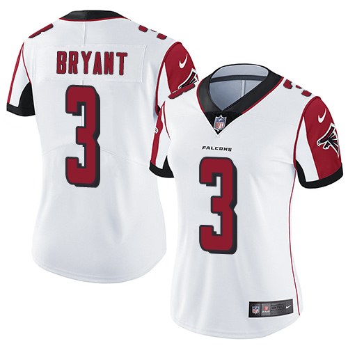 Nike Falcons 3 Matt Bryant White Women Vapor Untouchable Limited Jersey