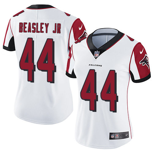 Nike Falcons 44 Vic Beasley Jr White Women Vapor Untouchable Limited Jersey - Click Image to Close