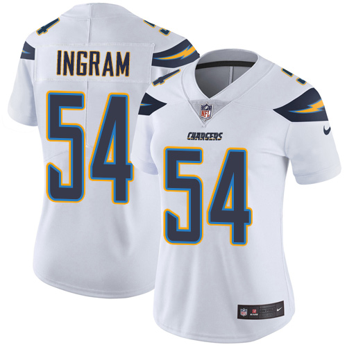 Nike Chargers 54 Melvin Ingram White Women Vapor Untouchable Limited Jersey