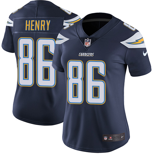 Nike Chargers 86 Hunter Henry Navy Women Vapor Untouchable Limited Jersey