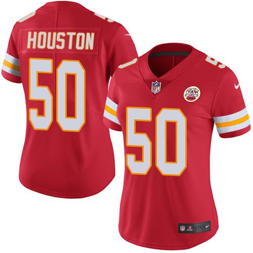 Nike Chiefs 50 Justin Houston Red Women Vapor Untouchable Limited Jersey