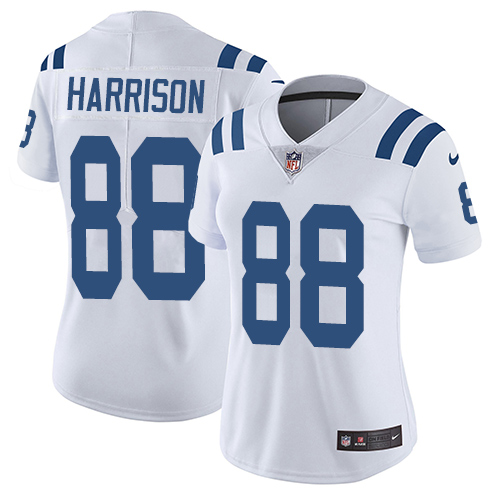 Nike Colts 88 Marvin Harrison White Women Vapor Untouchable Limited Jersey
