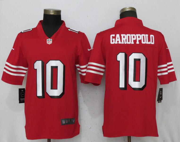 Nike 49ers 10 Jimmy Garoppolo Red Youth Color Rush Youth Vapor Untouchable Limited Jersey