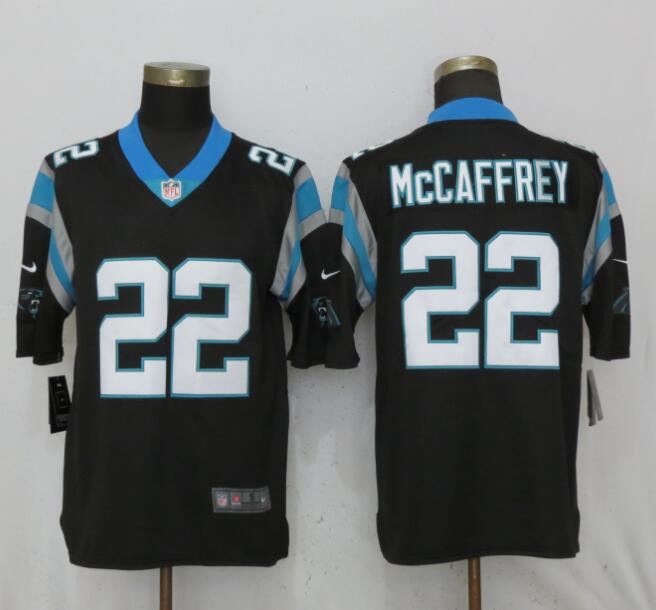 Nike Panthers 22 Christian McCaffrey Black Vapor Untouchable Limited Jersey - Click Image to Close