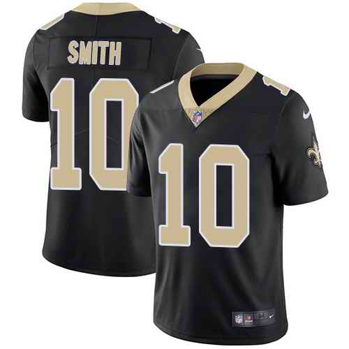 Nike Saints 10 Tre'Quan Smith Black Vapor Untouchable Limited Jersey