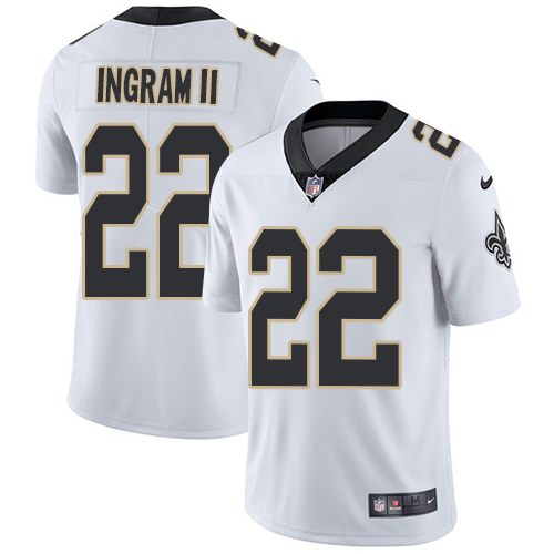 Nike Saints 22 Mark Ingram II White Youth Vapor Untouchable Limited Jersey