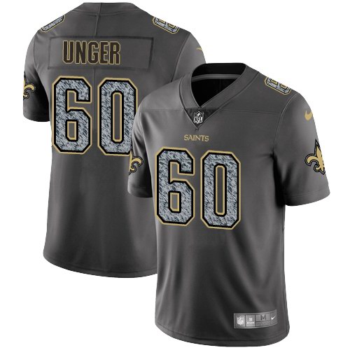 Nike Saints 60 Max Unger Gray Static Youth Vapor Untouchable Limited Jersey
