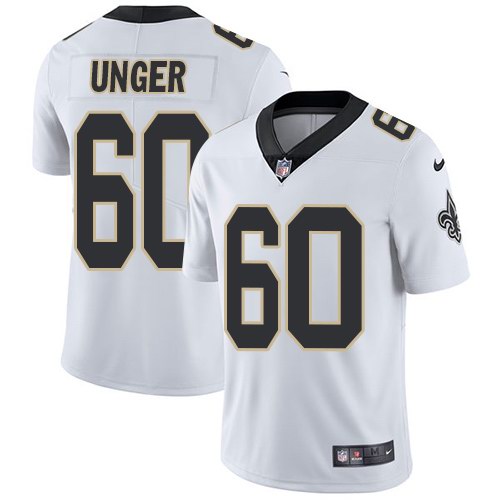 Nike Saints 60 Max Unger White Youth Vapor Untouchable Limited Jersey
