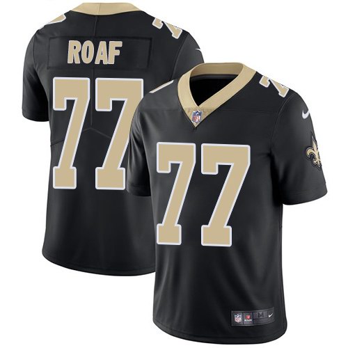 Nike Saints 77 Willie Roaf Black Youth Vapor Untouchable Limited Jersey - Click Image to Close