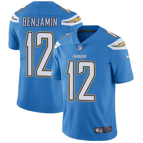 Nike Chargers 12 Travis Benjamin Light Blue Youth Vapor Untouchable Limited Jersey