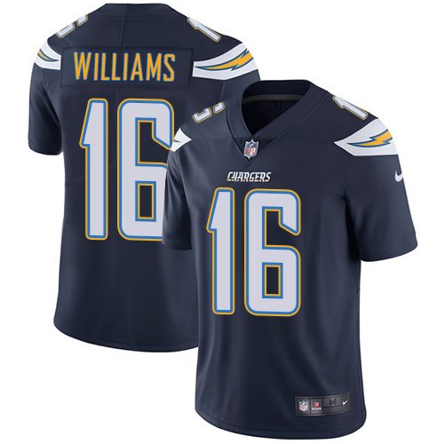 Nike Chargers 16 Tyrell Williams Navy Vapor Untouchable Limited Jersey