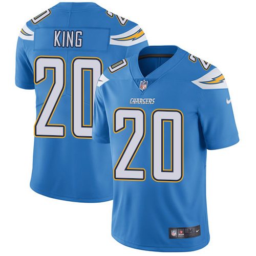 Nike Chargers 20 Desmond King Light Blue Youth Vapor Untouchable Limited Jersey