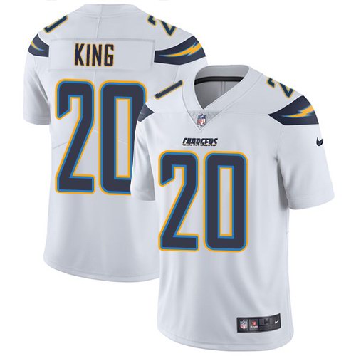 Nike Chargers 20 Desmond King White Vapor Untouchable Limited Jersey