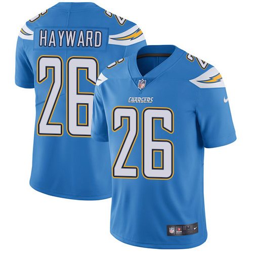 Nike Chargers 26 Casey Hayward Light Blue Vapor Untouchable Limited Jersey