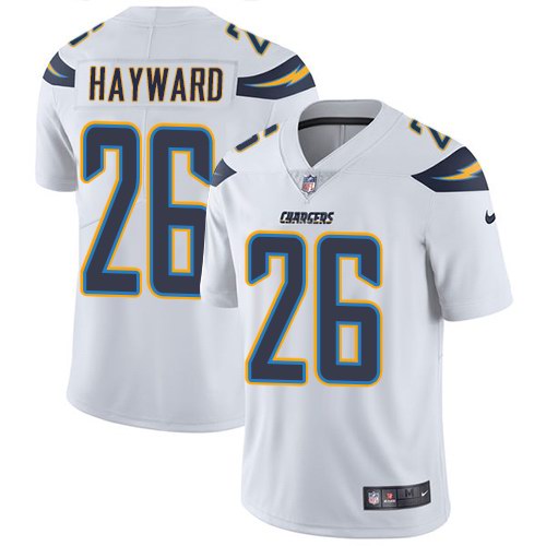 Nike Chargers 26 Casey Hayward White Vapor Untouchable Limited Jersey