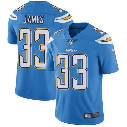 Nike Chargers 33 Derwin James Light Blue Youth Vapor Untouchable Limited Jersey