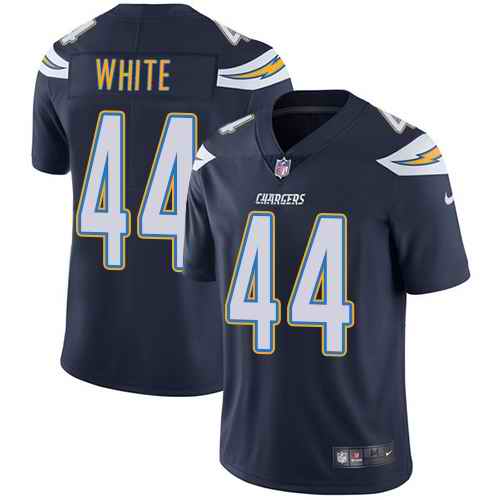 Nike Chargers 44 Kyzir White Navy Youth Vapor Untouchable Limited Jersey