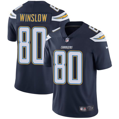 Nike Chargers 80 Kellen Winslow Navy Youth Vapor Untouchable Limited Jersey
