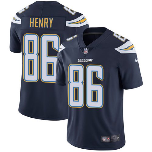 Nike Chargers 86 Hunter Henry Navy Vapor Untouchable Limited Jersey