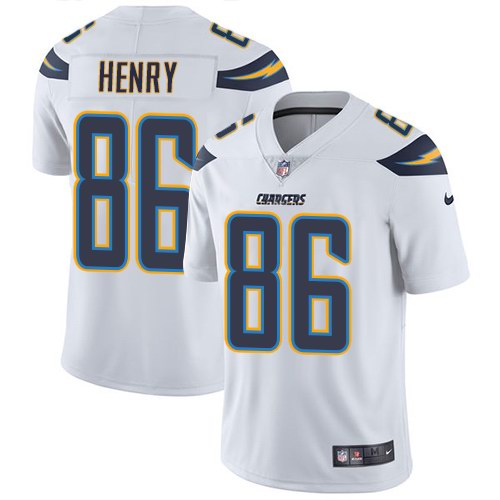 Nike Chargers 86 Hunter Henry White Vapor Untouchable Limited Jersey