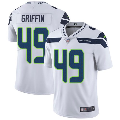 Nike Seahawks 49 Shaquem Griffin White Youth Vapor Untouchable Limited Jersey