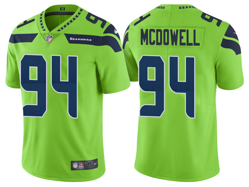 Nike Seahawks 94 Malik McDowell Green Vapor Untouchable Limited Jersey