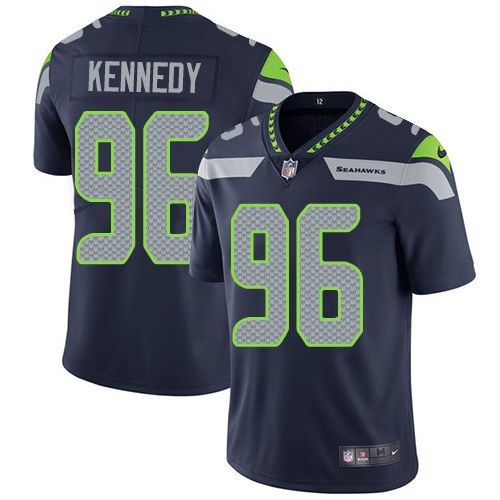Nike Seahawks 96 Cortez Kennedy Navy Youth Vapor Untouchable Limited Jersey