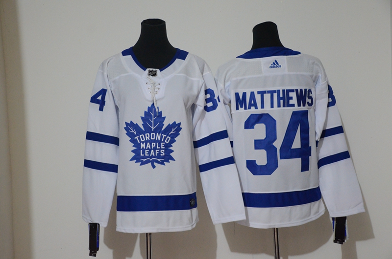 Maple Leafs 34 Auston Matthews White Youth Adidas Jersey
