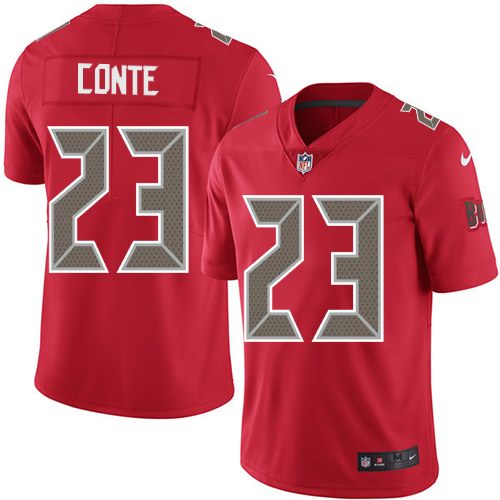 Nike Buccaneers 23 Chris Conte Red Youth Color Rush Limited Jersey
