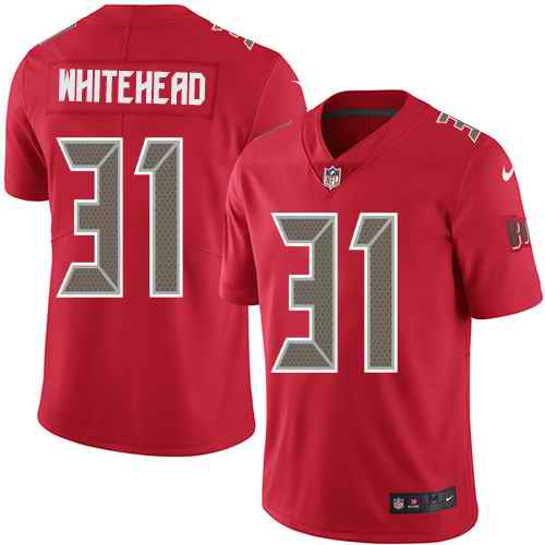 Nike Buccaneers 31 Jordan Whitehead Red Color Rush Limited Jersey