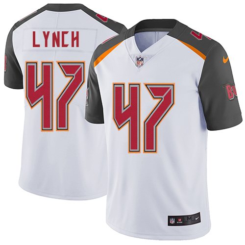 Nike Buccaneers 47 John Lynch White Youth Vapor Untouchable Limited Jersey